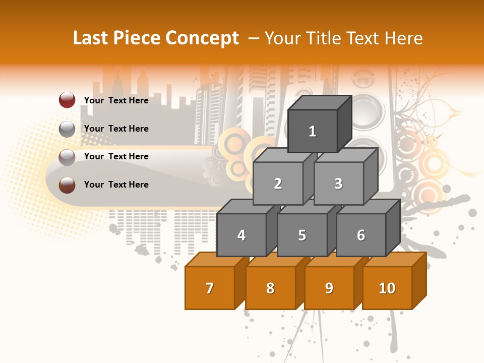 Surrounding Bass Power PowerPoint Template