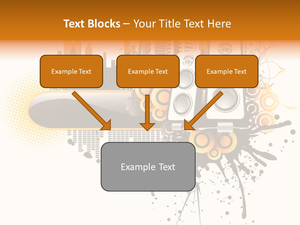 Surrounding Bass Power PowerPoint Template