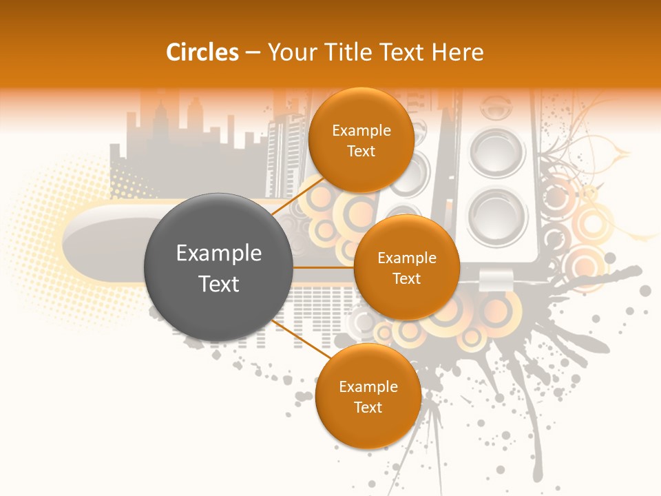 Surrounding Bass Power PowerPoint Template