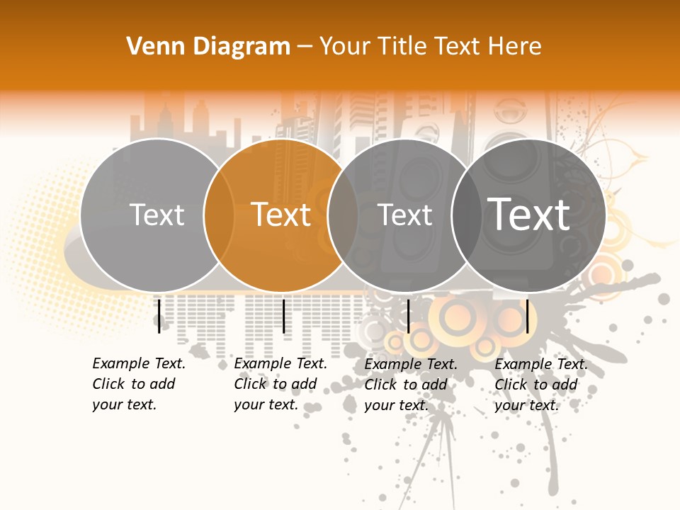 Surrounding Bass Power PowerPoint Template
