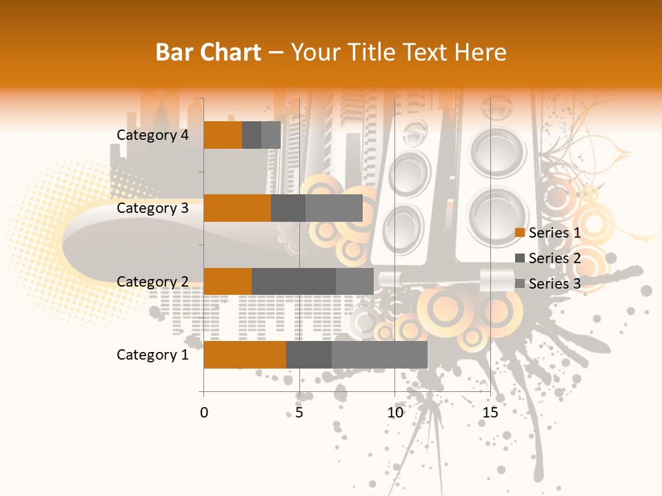 Surrounding Bass Power PowerPoint Template