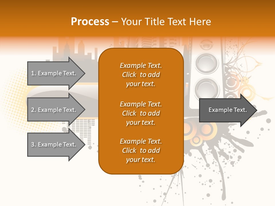 Surrounding Bass Power PowerPoint Template