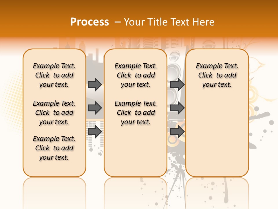Surrounding Bass Power PowerPoint Template