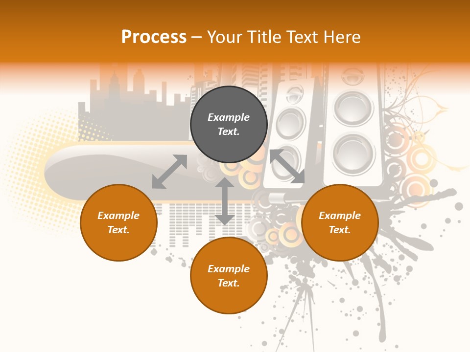 Surrounding Bass Power PowerPoint Template