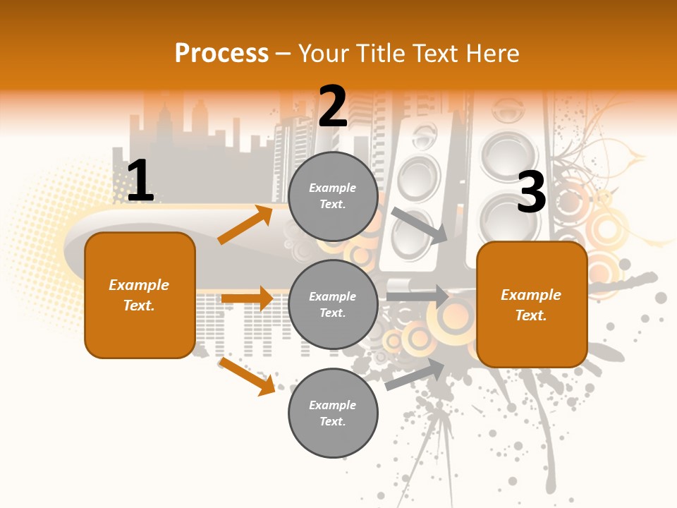 Surrounding Bass Power PowerPoint Template