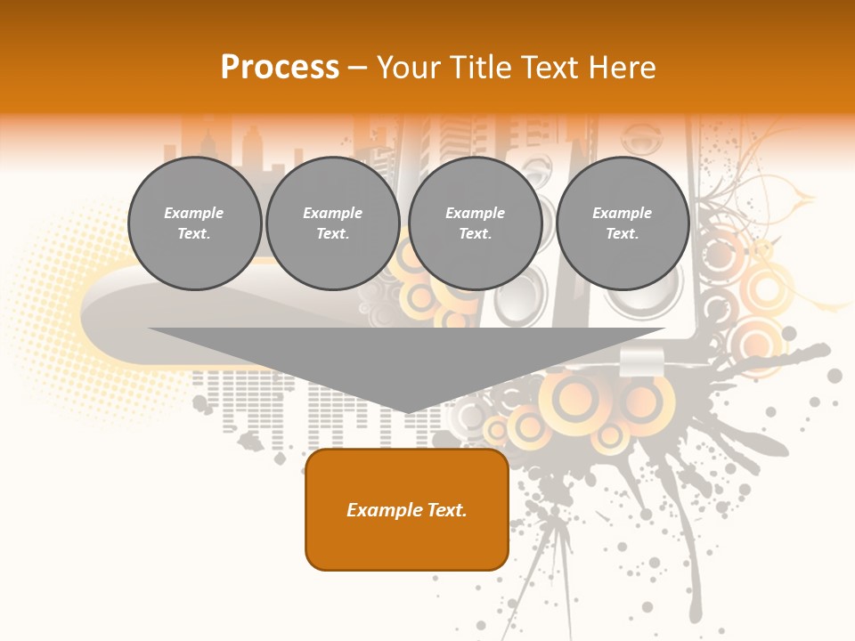 Surrounding Bass Power PowerPoint Template