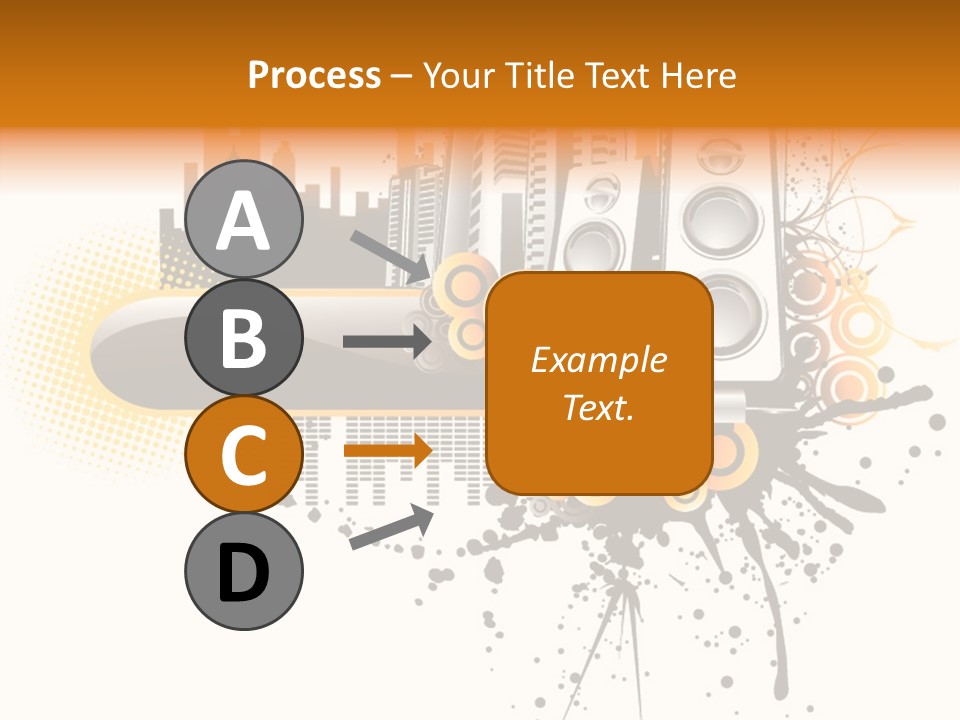 Surrounding Bass Power PowerPoint Template