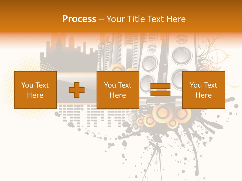 Surrounding Bass Power PowerPoint Template