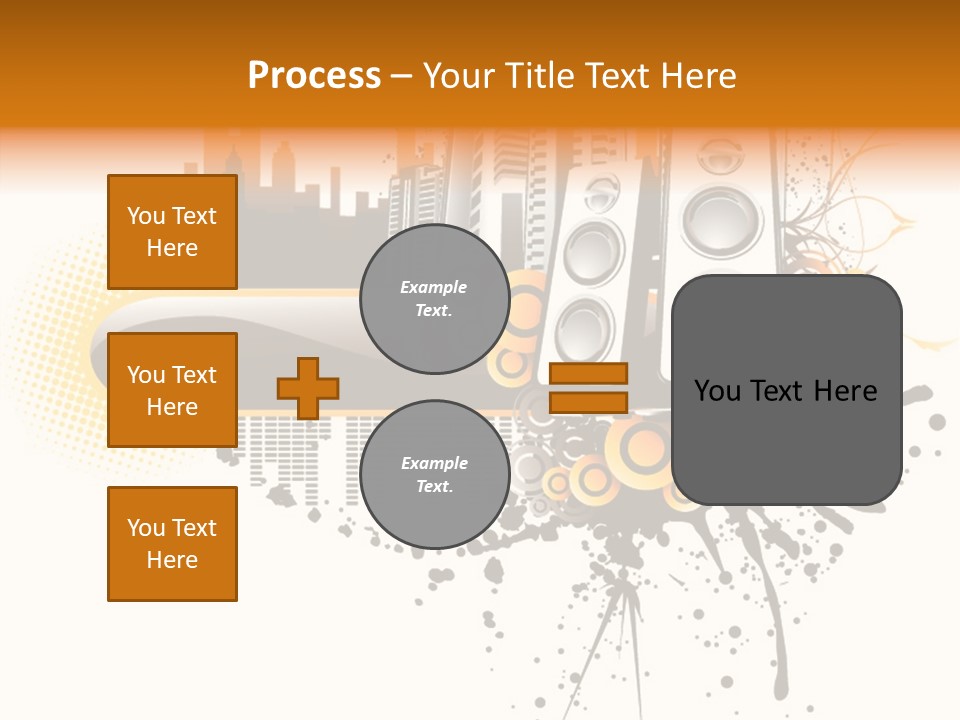 Surrounding Bass Power PowerPoint Template