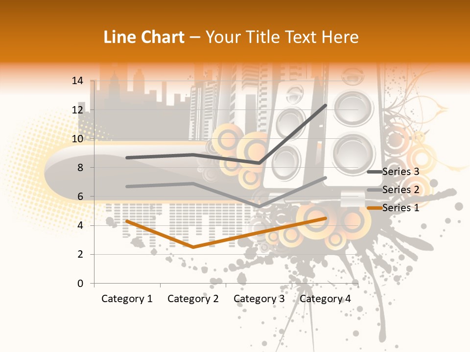 Surrounding Bass Power PowerPoint Template