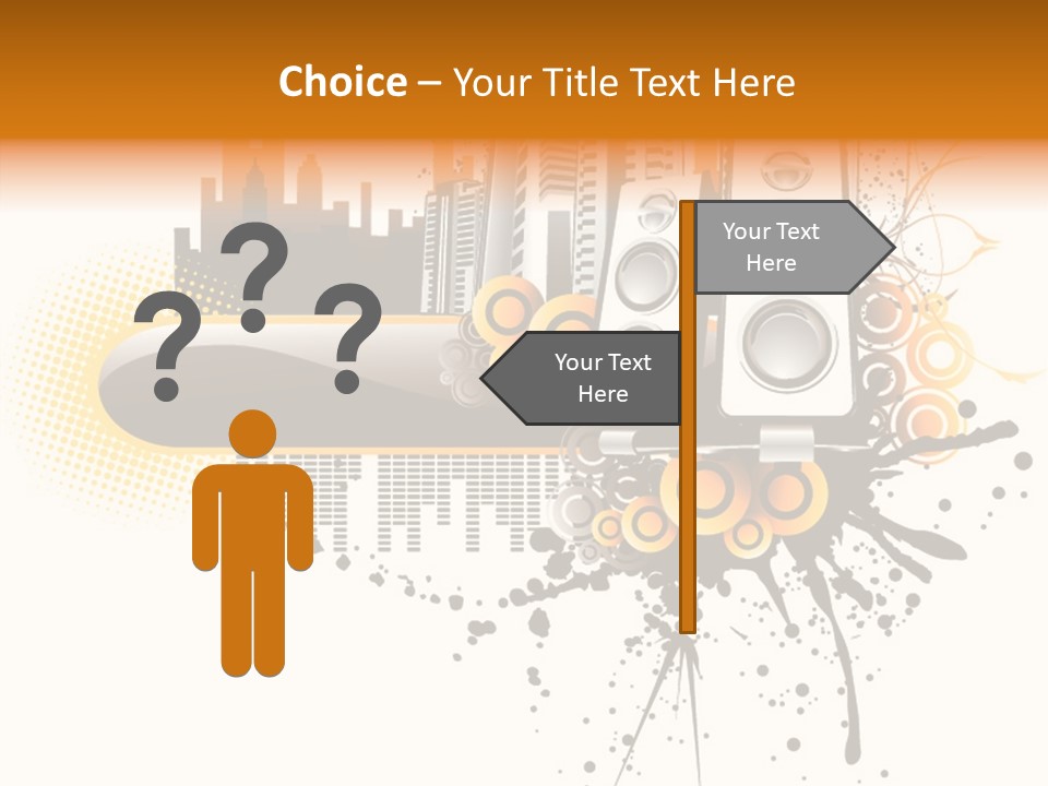 Surrounding Bass Power PowerPoint Template
