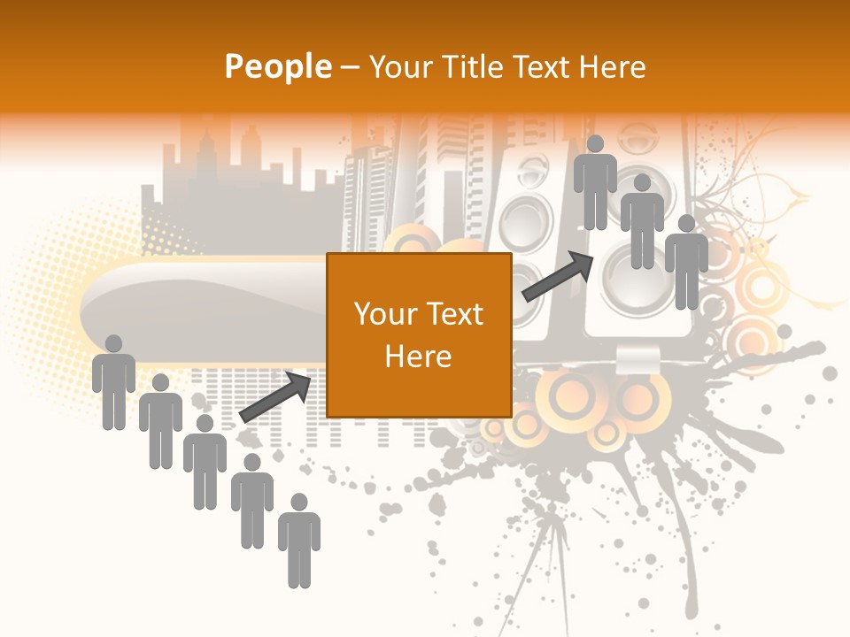 Surrounding Bass Power PowerPoint Template