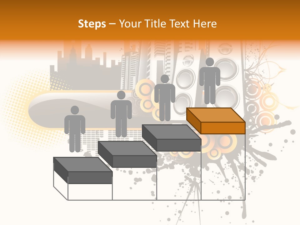 Surrounding Bass Power PowerPoint Template