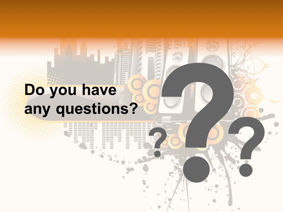 Surrounding Bass Power PowerPoint Template