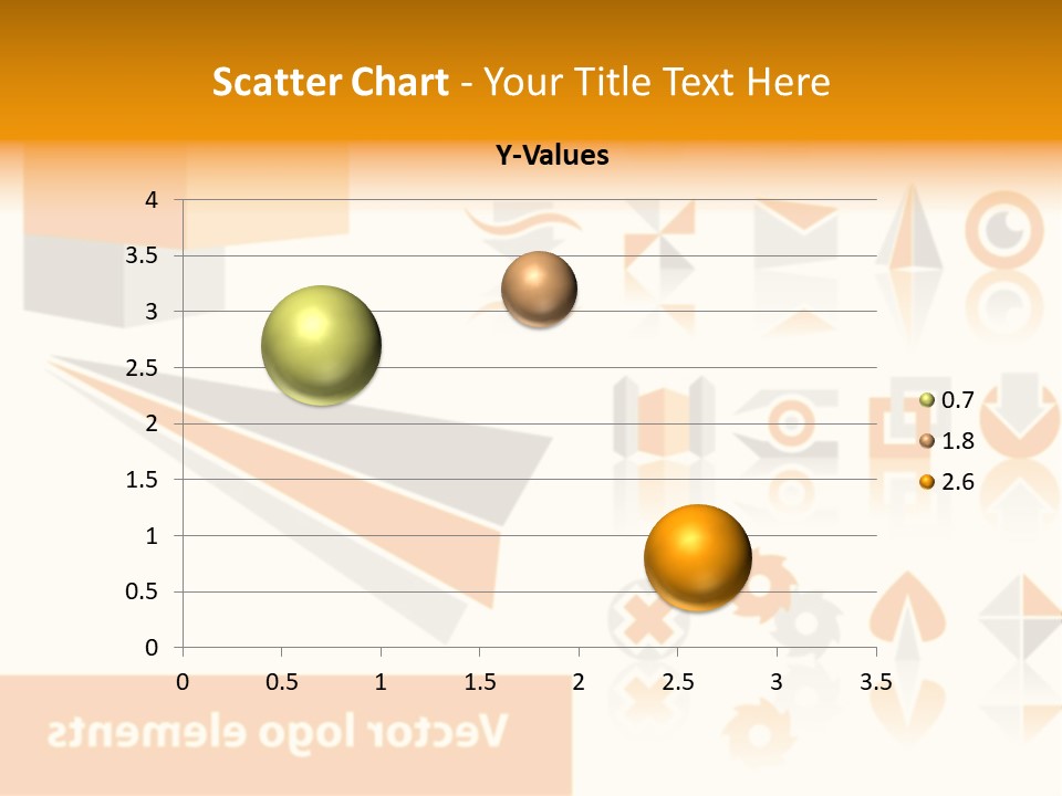 A White And Orange Presentation Is Shown PowerPoint Template