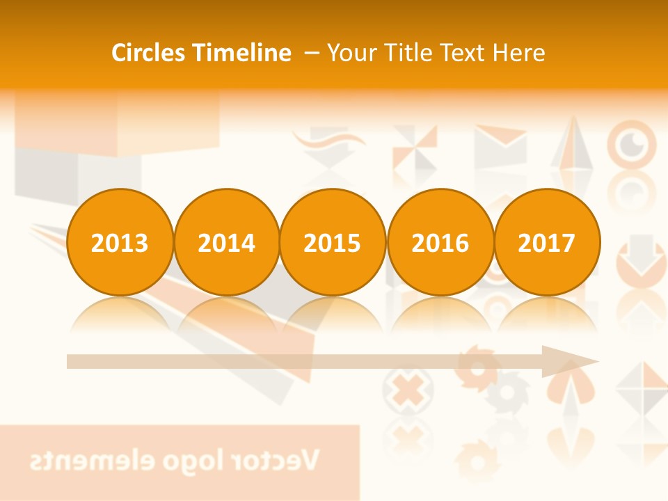 A White And Orange Presentation Is Shown PowerPoint Template