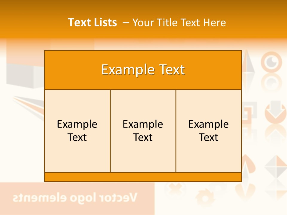 A White And Orange Presentation Is Shown PowerPoint Template