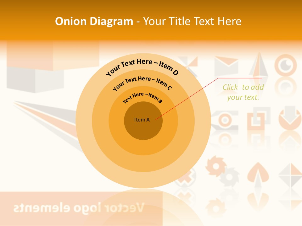 A White And Orange Presentation Is Shown PowerPoint Template