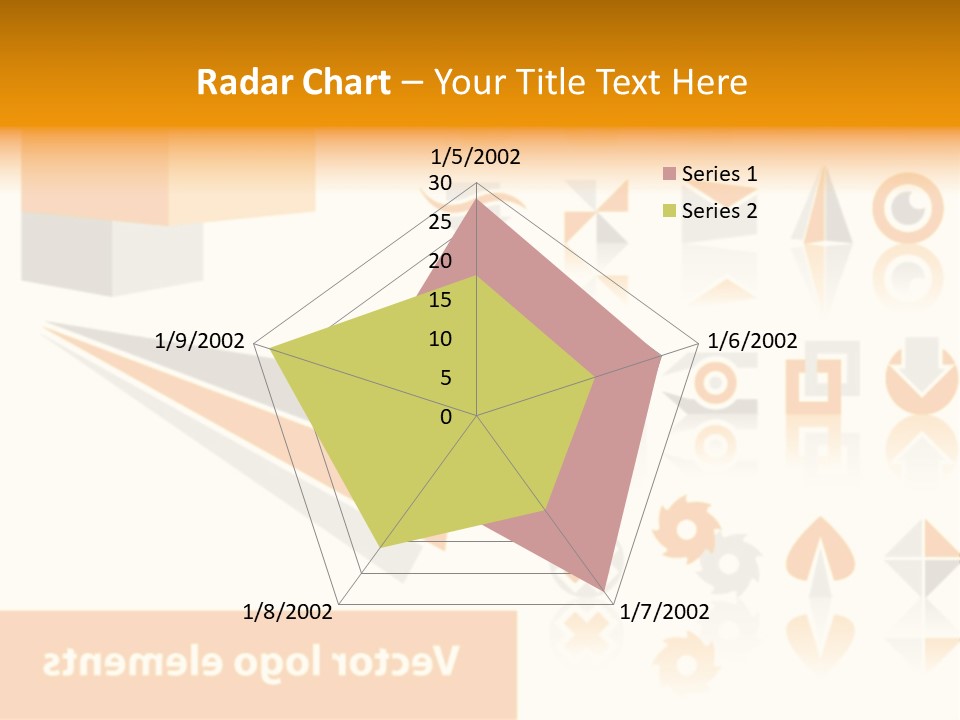 A White And Orange Presentation Is Shown PowerPoint Template