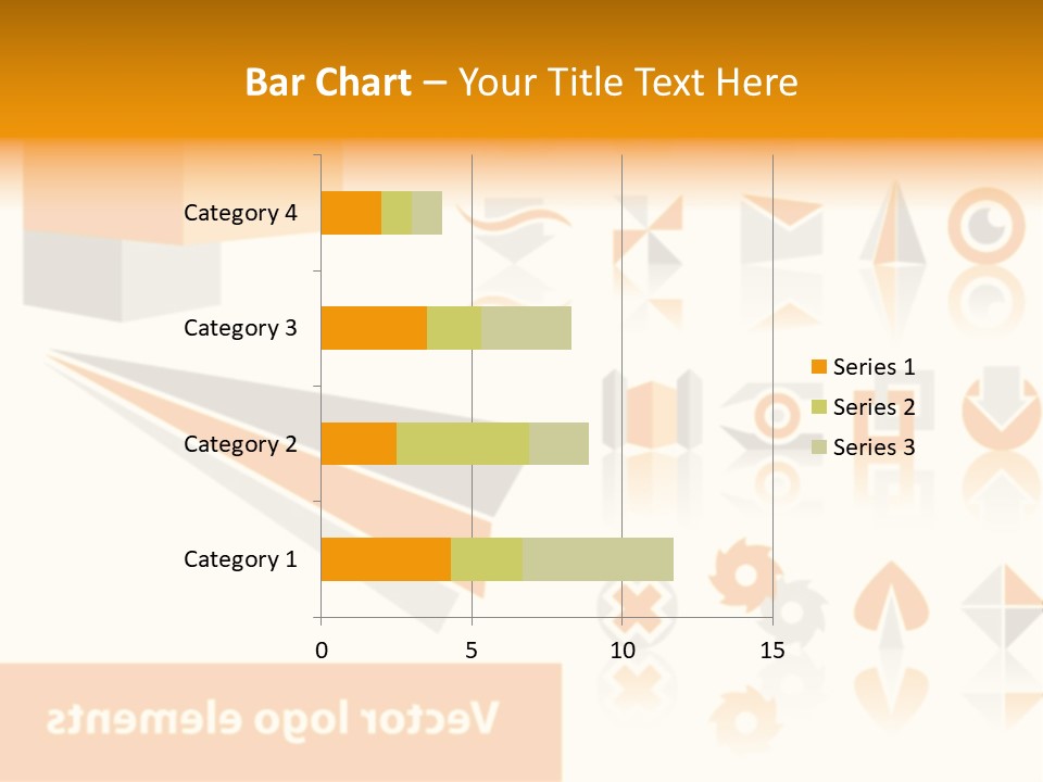 A White And Orange Presentation Is Shown PowerPoint Template