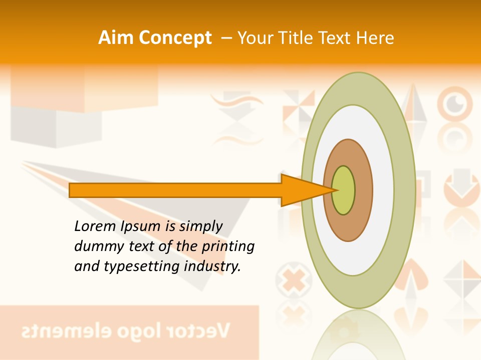 A White And Orange Presentation Is Shown PowerPoint Template