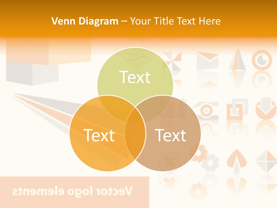 A White And Orange Presentation Is Shown PowerPoint Template