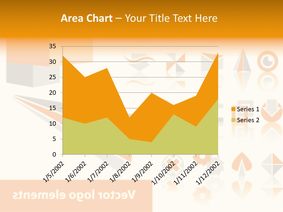 A White And Orange Presentation Is Shown PowerPoint Template