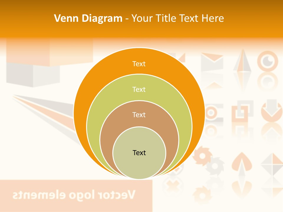 A White And Orange Presentation Is Shown PowerPoint Template