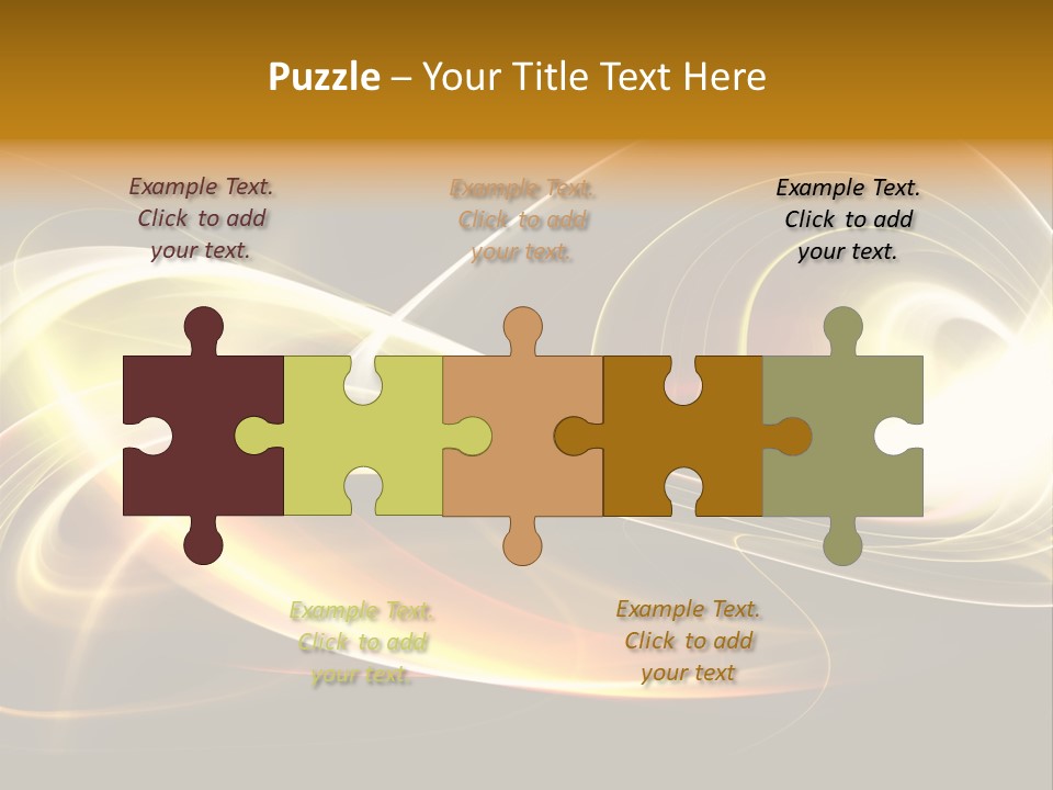 Blue Color Effects PowerPoint Template