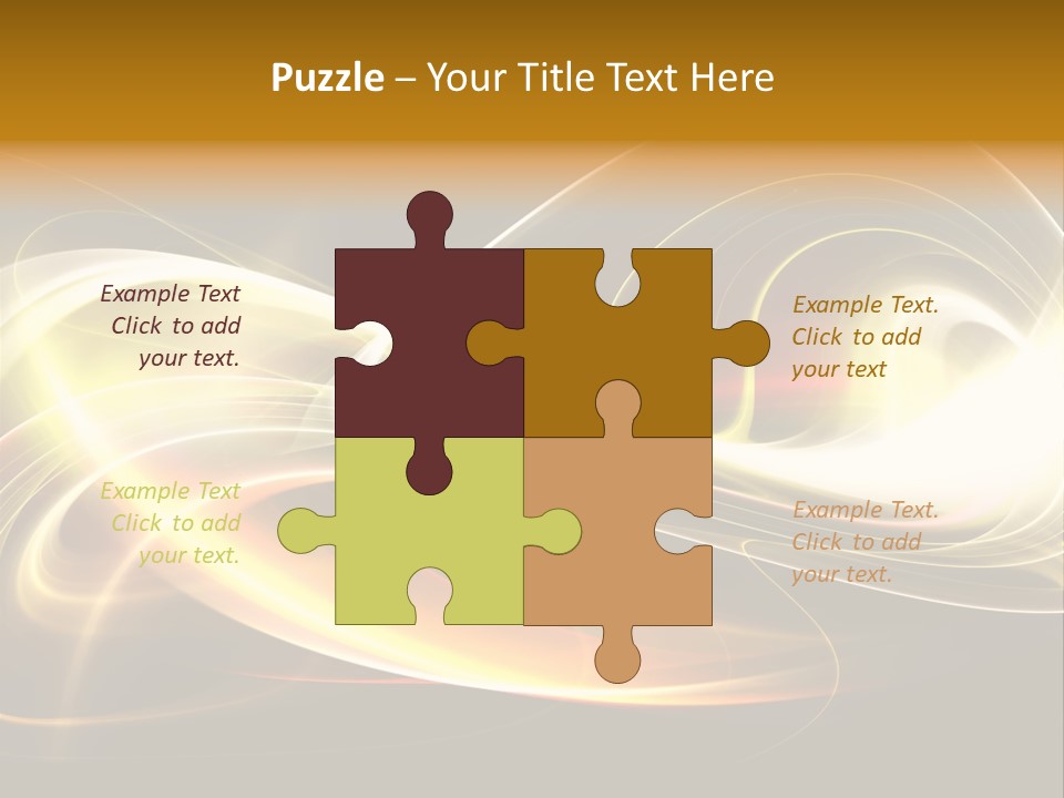 Blue Color Effects PowerPoint Template
