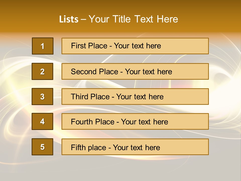 Blue Color Effects PowerPoint Template
