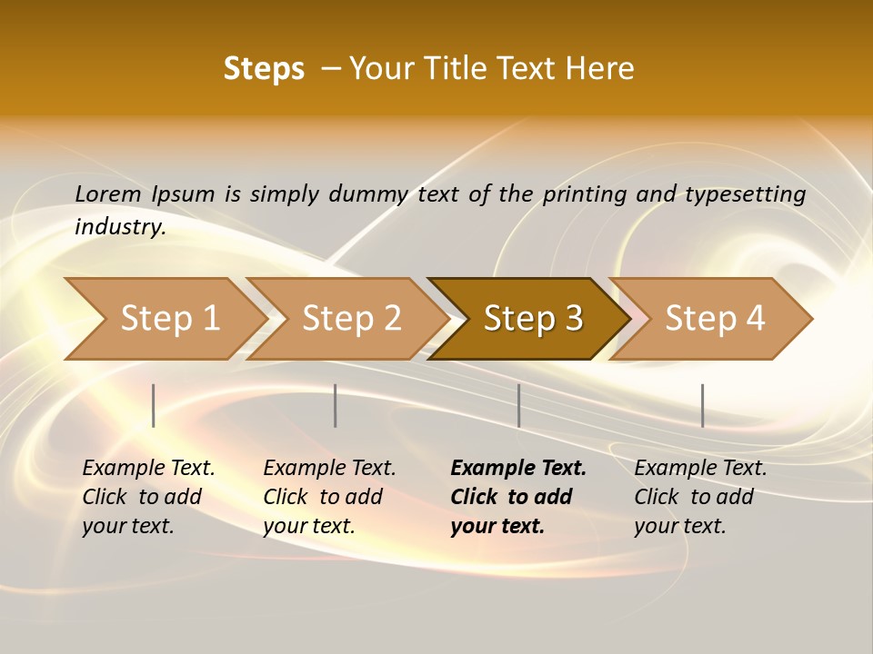 Blue Color Effects PowerPoint Template