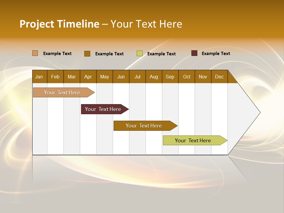 Blue Color Effects PowerPoint Template