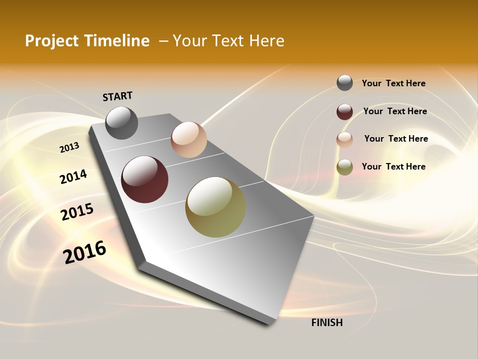 Blue Color Effects PowerPoint Template