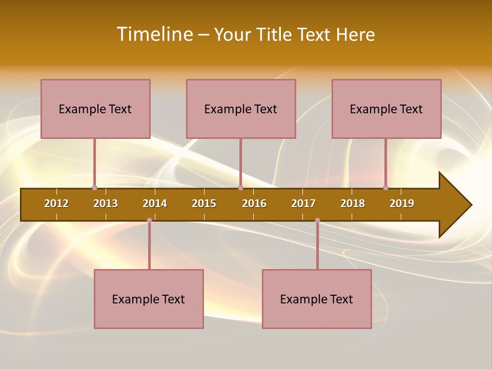 Blue Color Effects PowerPoint Template