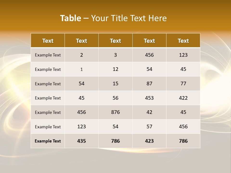 Blue Color Effects PowerPoint Template