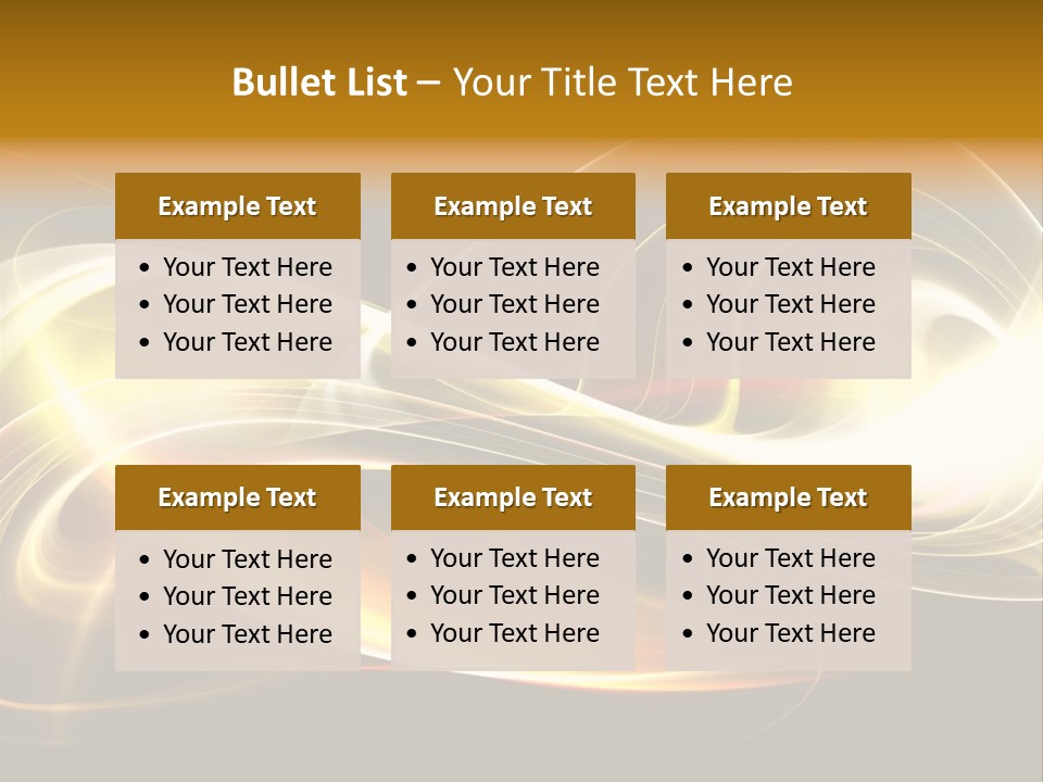 Blue Color Effects PowerPoint Template