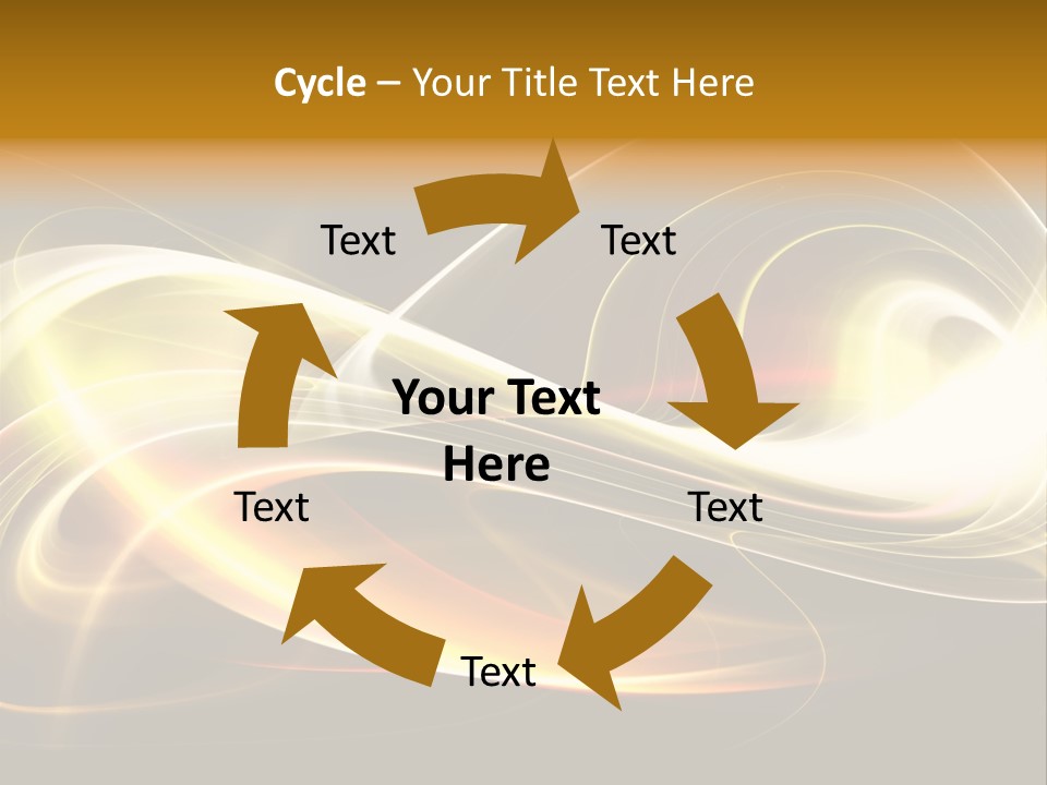 Blue Color Effects PowerPoint Template