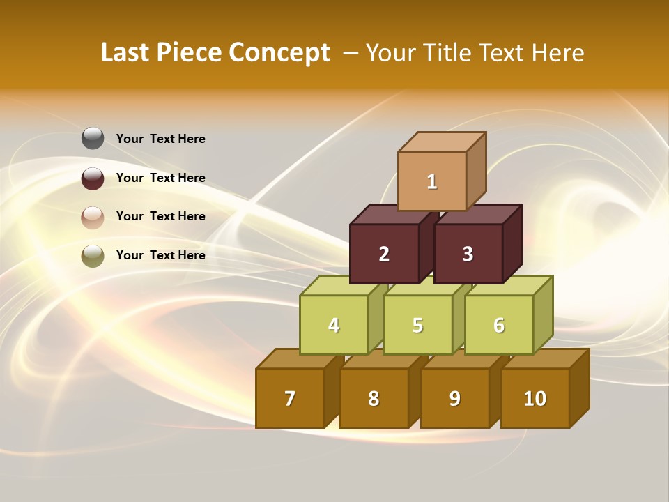 Blue Color Effects PowerPoint Template