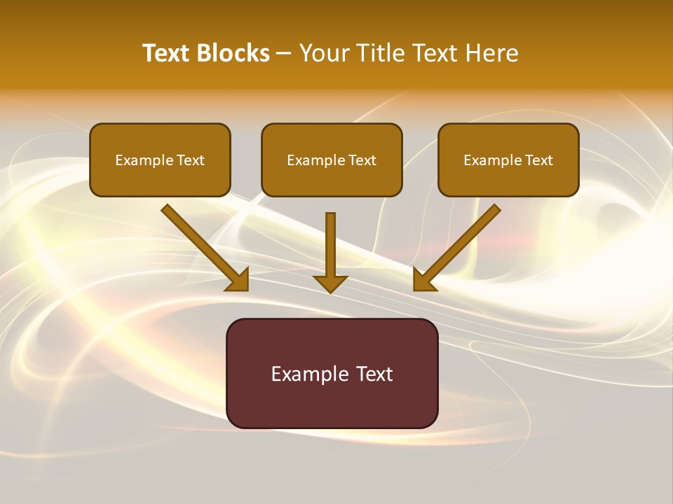 Blue Color Effects PowerPoint Template