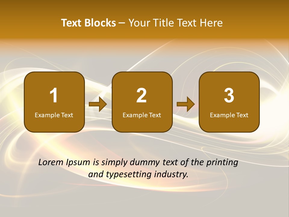 Blue Color Effects PowerPoint Template