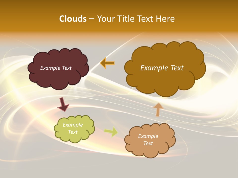 Blue Color Effects PowerPoint Template