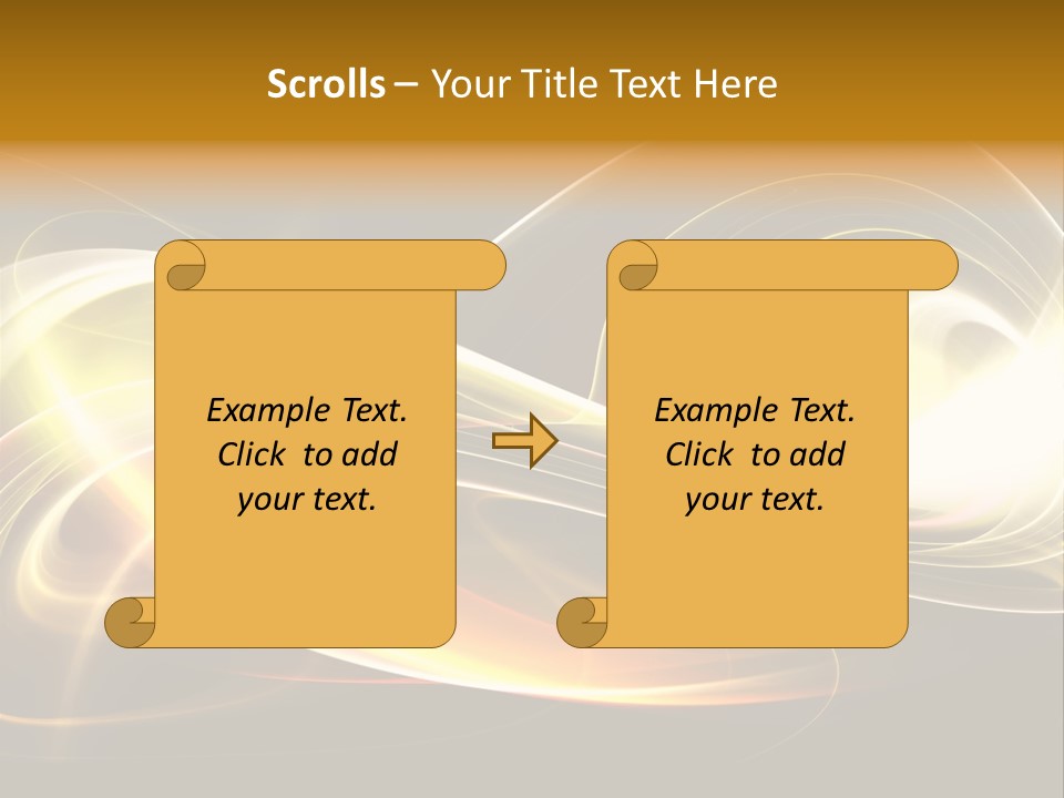 Blue Color Effects PowerPoint Template