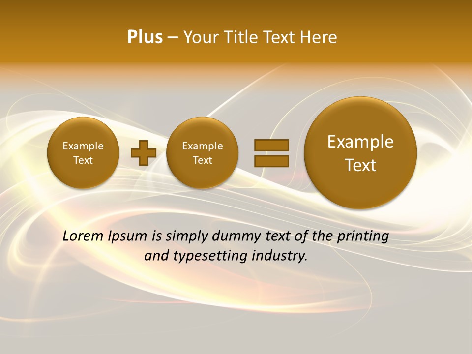 Blue Color Effects PowerPoint Template