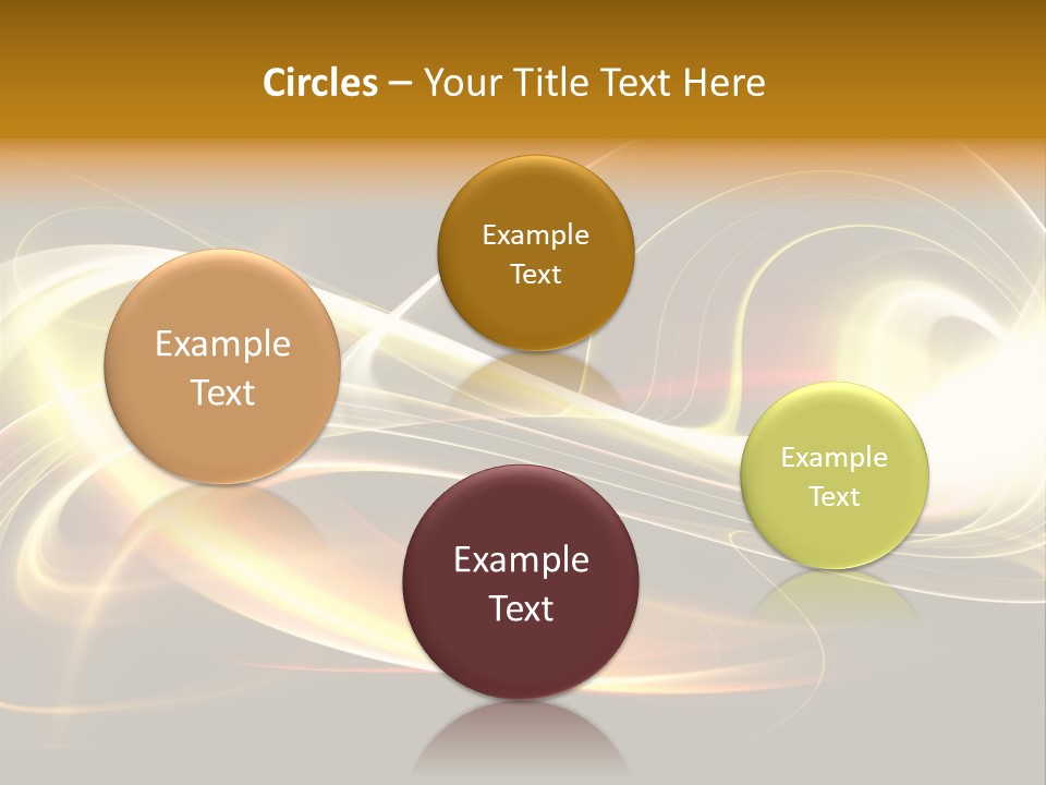 Blue Color Effects PowerPoint Template