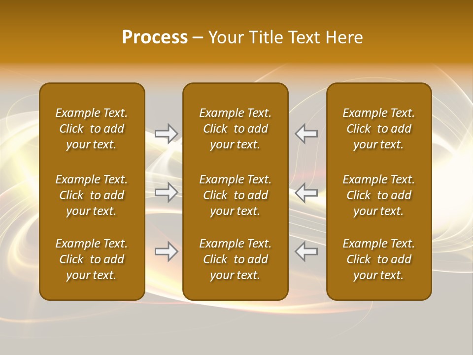 Blue Color Effects PowerPoint Template