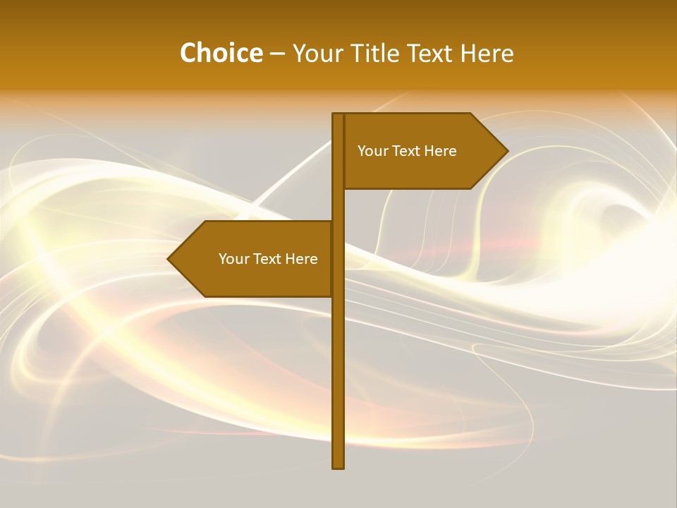 Blue Color Effects PowerPoint Template