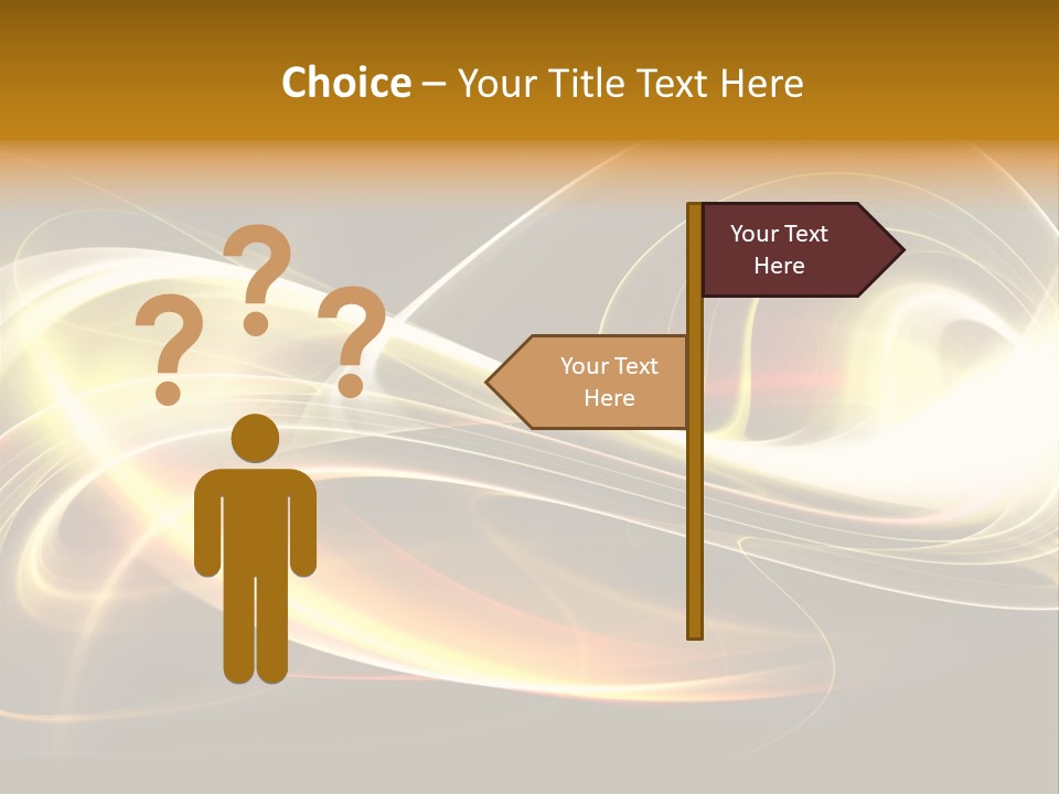 Blue Color Effects PowerPoint Template