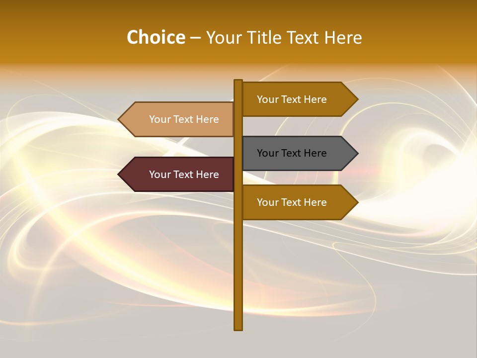 Blue Color Effects PowerPoint Template