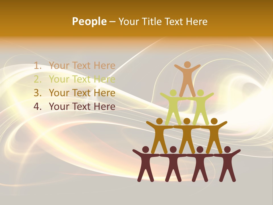 Blue Color Effects PowerPoint Template